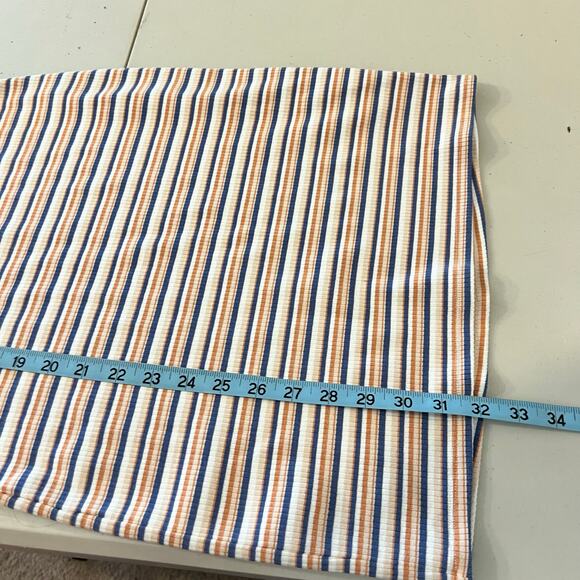 Abercrombie & Fitch Stretch Striped Button Detail Short Sleeve Dress Size XS NEW - Picture 9 of 12